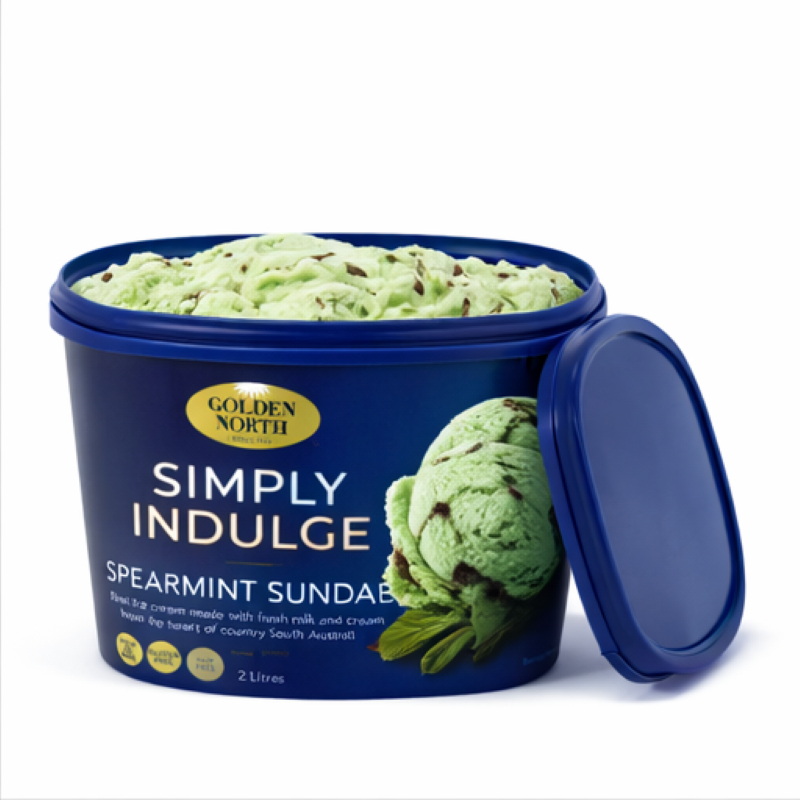 Kem Golden North Simply Indulge Spearmint Sundea Hộp 2 Lít - Ảnh 4
