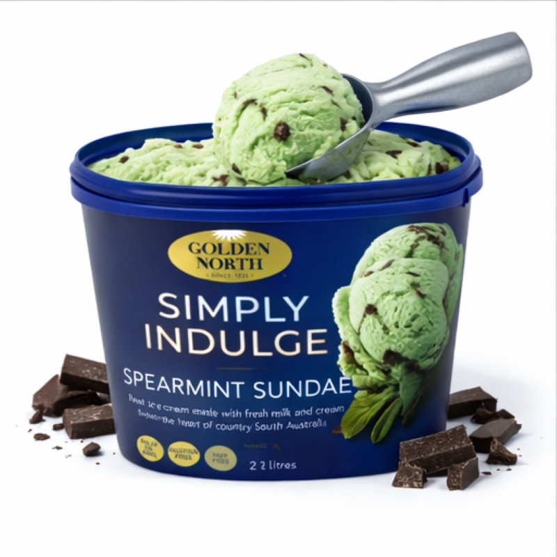 Kem Golden North Simply Indulge Spearmint Sundea Hộp 2 Lít - Ảnh 3