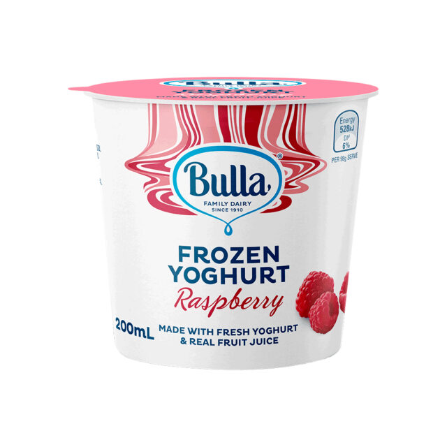 Sữa Chua Bulla Frozen Yoghurt vị Raspberry Hộp 200ml - Hoa Anh Import