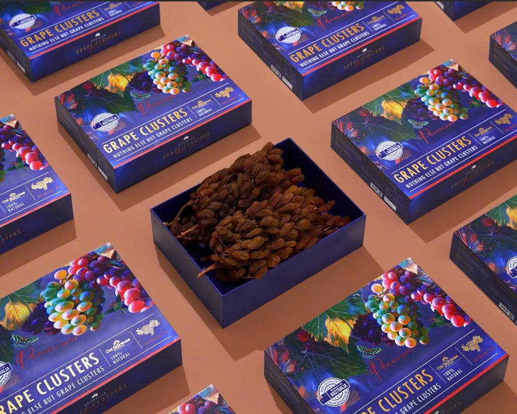 Nho khô nguyên cành Thompson loại 1kg